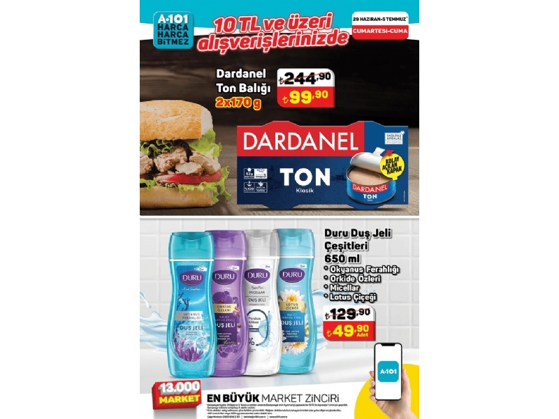 A101 29 Haziran - 5 Temmuz Haftann Yldzlar - 2