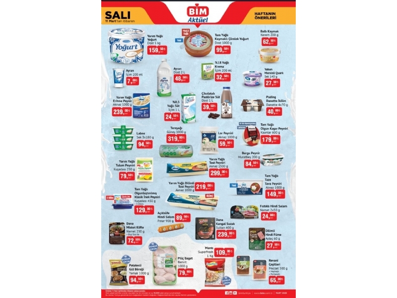 Bim 11 Mart Sal Aktel rnler - 1