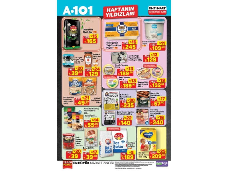 A101 15 - 21 Mart Haftann Yldzlar - 1