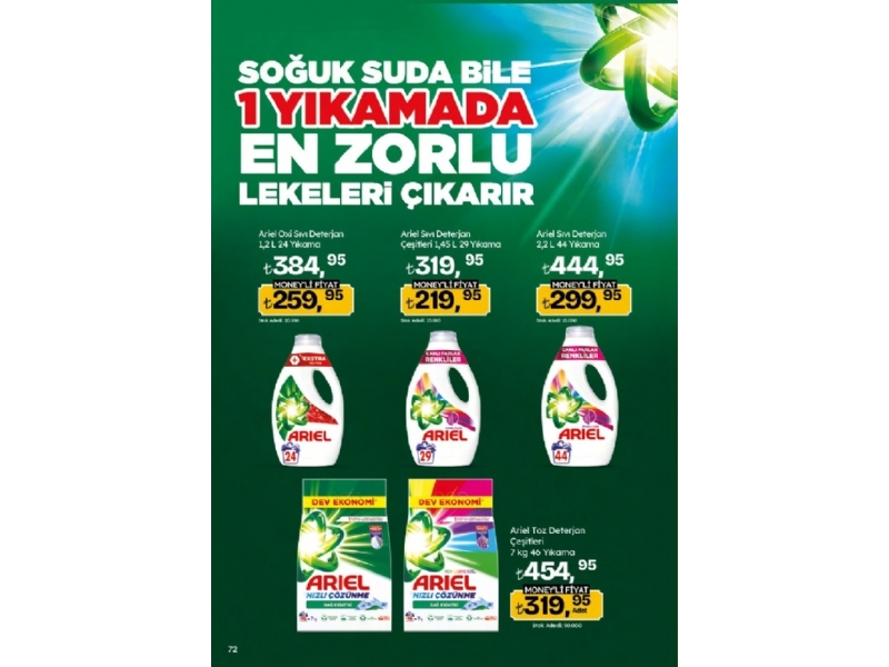 Migros 20 Mart - 9 Nisan Migroskop - 72