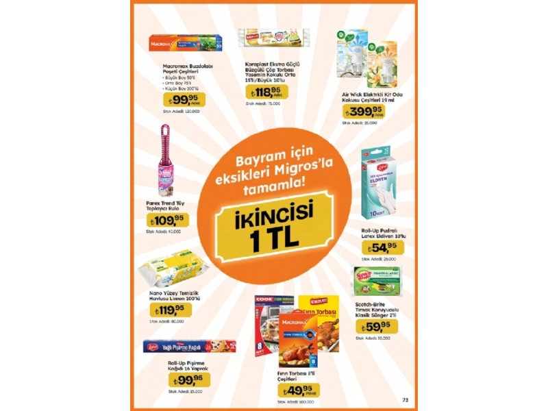 Migros 20 Mart - 9 Nisan Migroskop - 73