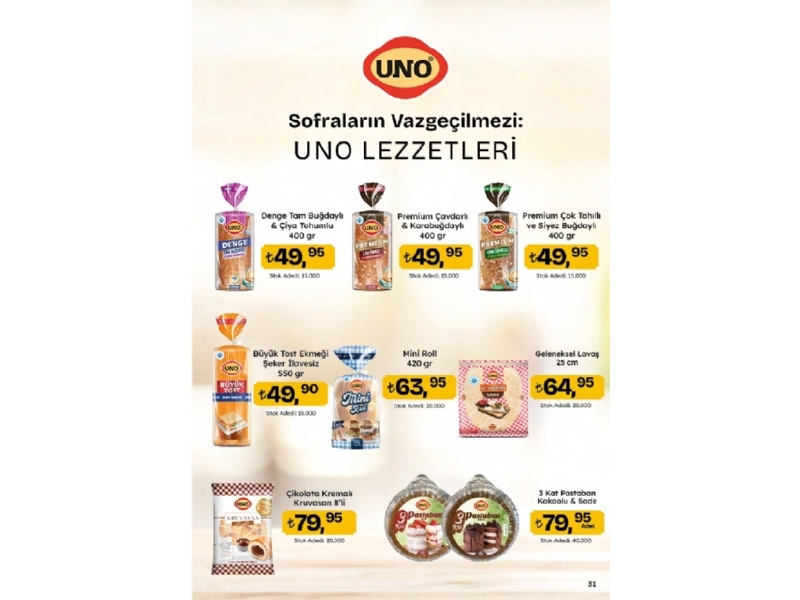 Migros 20 Mart - 9 Nisan Migroskop - 31