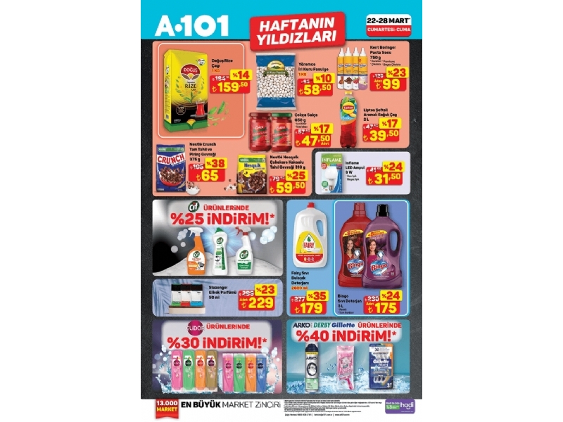 A101 22 - 28 Mart Haftann Yldzlar - 1
