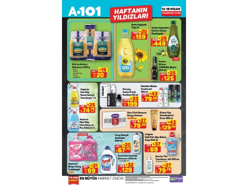 A101 12 - 18 Nisan Haftann Yldzlar - 2