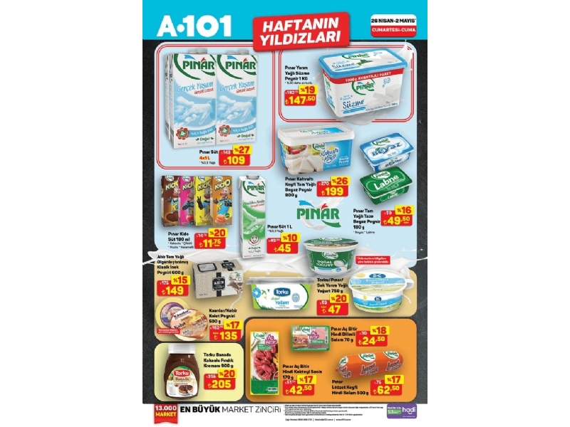 A101 26 Nisan - 2 Mays Haftann Yldzlar - 2