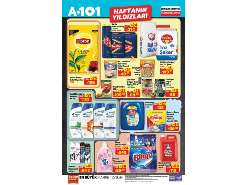 A101 26 Nisan - 2 Mays Haftann Yldzlar - 1