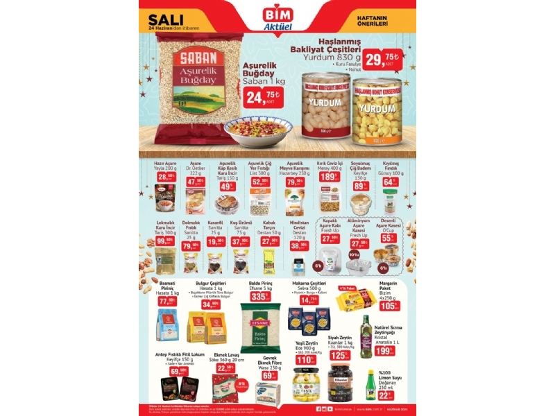 Bim 24 Haziran Sal Aktel rnler - 1