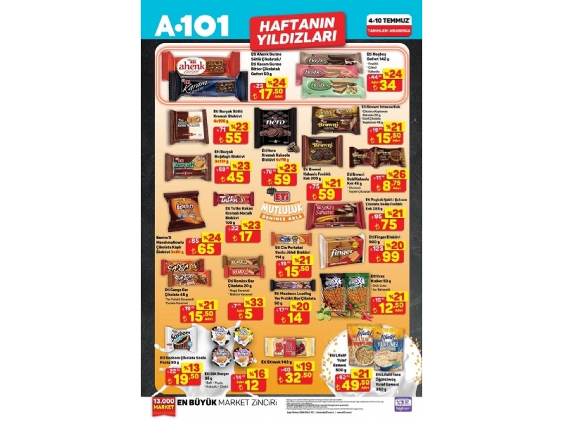 A101 4 - 11 Temmuz Haftann Yldzlar - 2