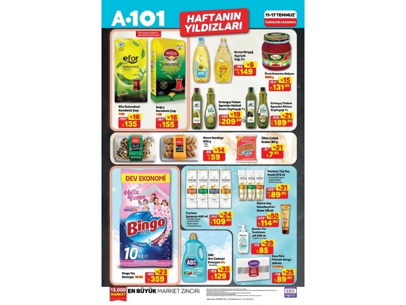 A101 11 - 17 Temmuz Haftann Yldzlar - 1