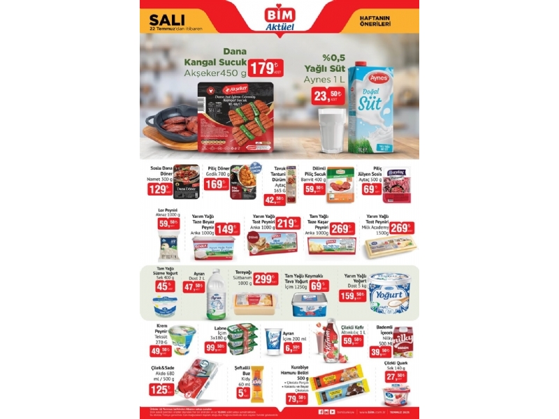 Bim 22 Temmuz Sal Aktel rnler - 1