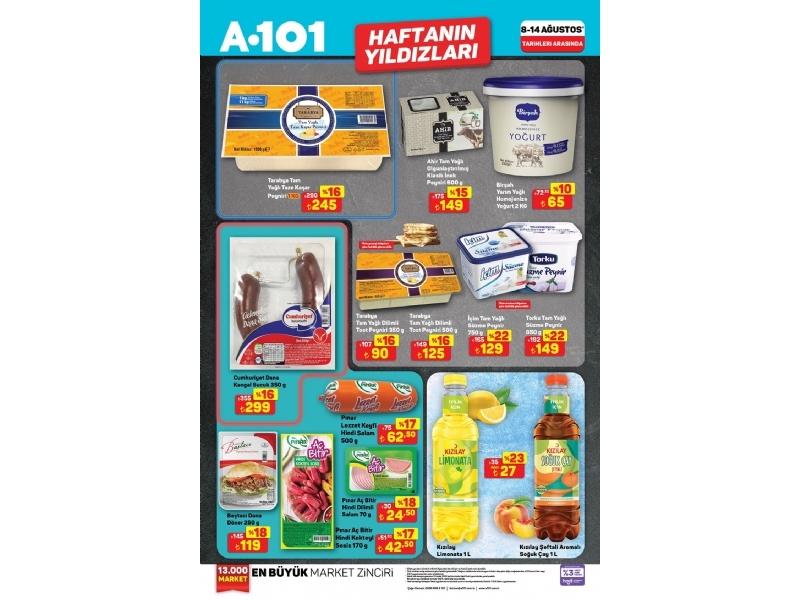 A101 8 - 14 Austos Haftann Yldzlar - 3