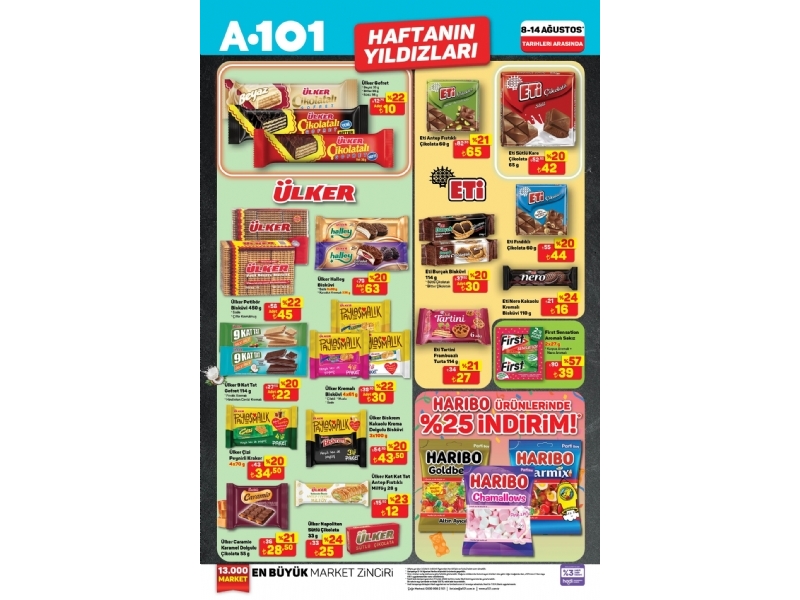 A101 8 - 14 Austos Haftann Yldzlar - 4