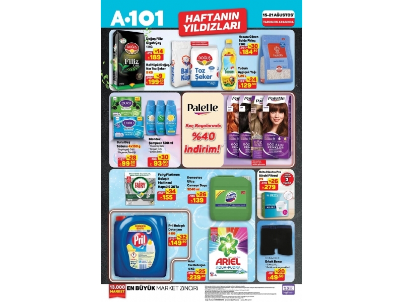 A101 15 - 21 Austos Haftann Yldzlar - 1