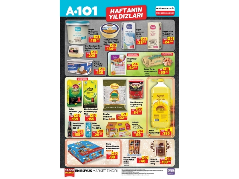 A101 29 Austos - 4 Eyll Haftann Yldzlar - 1