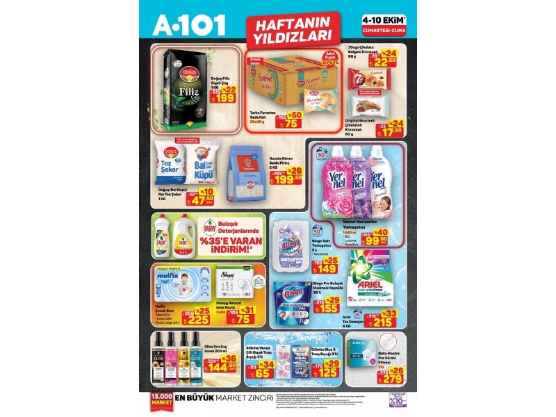 A101 4 - 10 Ekim Haftann Yldzlar - 1