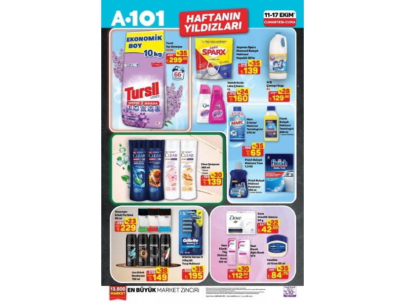 A101 11 - 18 Ekim Haftann Yldzlar - 2