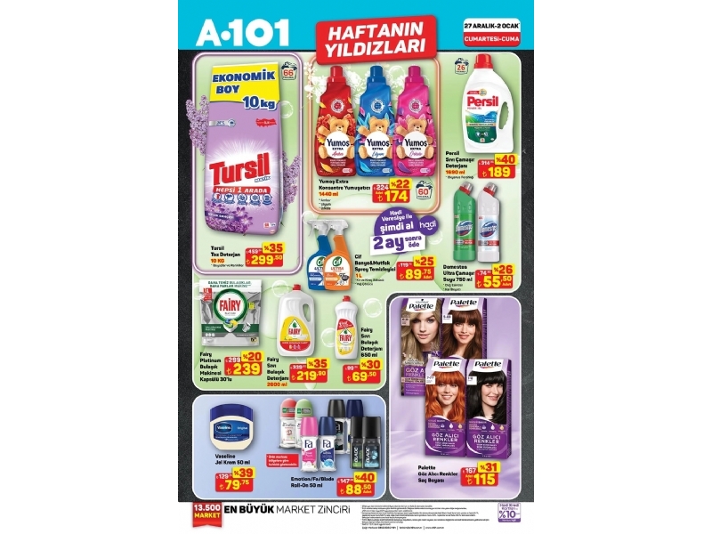 A101 27 Aral�k - 2 Ocak Haftan�n Y�ld�zlar� - 2