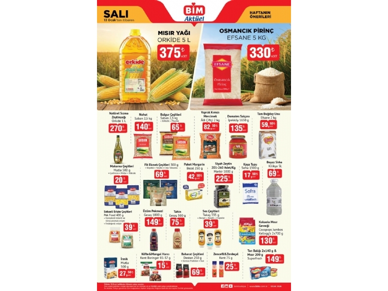 Bim 13 Aral�k Sal� Akt�el �r�nler - 1