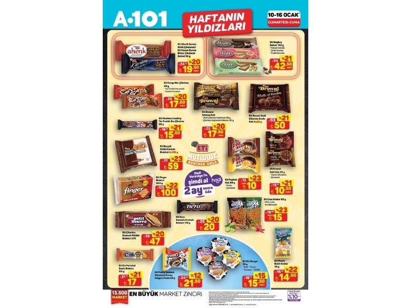 A101 10 - 16 Ocak Haftan�n Y�ld�zlar� - 3