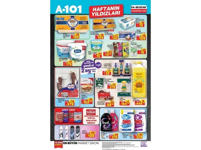 A101 24 - 30 Ocak Haftan�n Y�ld�zlar� - 2