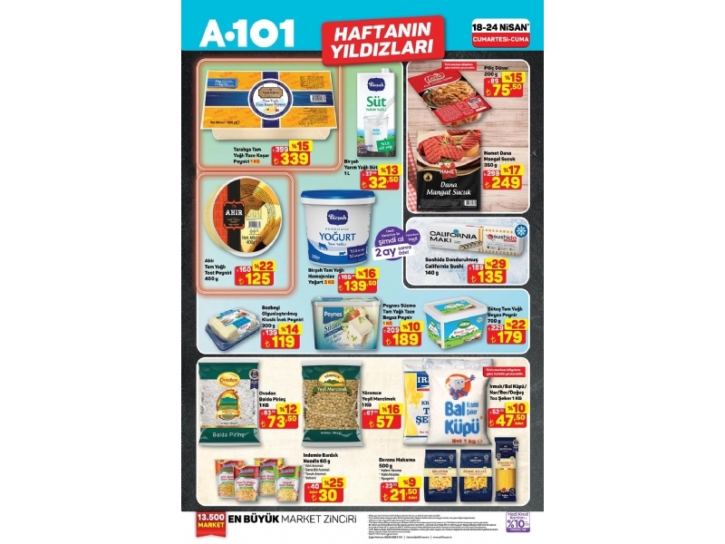 A101 18 - 24 Nisan Haftan�n Y�ld�zlar� - 1