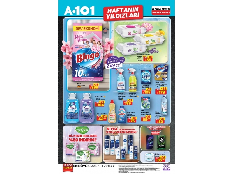 A101 25 Nisan - 1 May�s  Haftan�n Y�ld�zlar� - 2