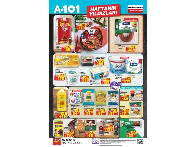 A101 25 Nisan - 1 May�s  Haftan�n Y�ld�zlar� - 1