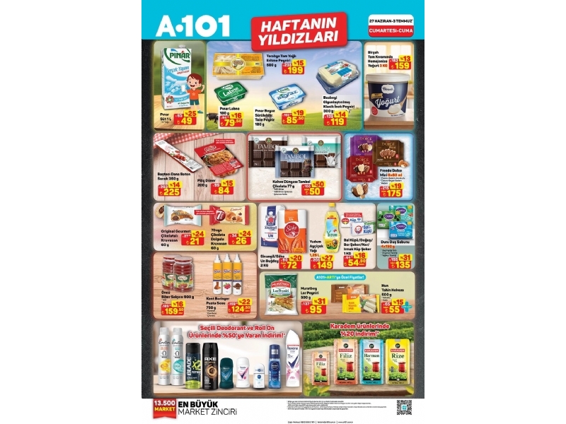 A101 27 Haziran - 3 Temmuz Haftan�n Y�ld�zlar� - 1