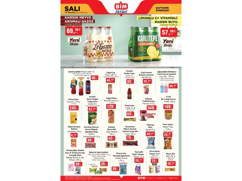 Bim 14 Temmuz Sal� Akt�el �r�nler - 2