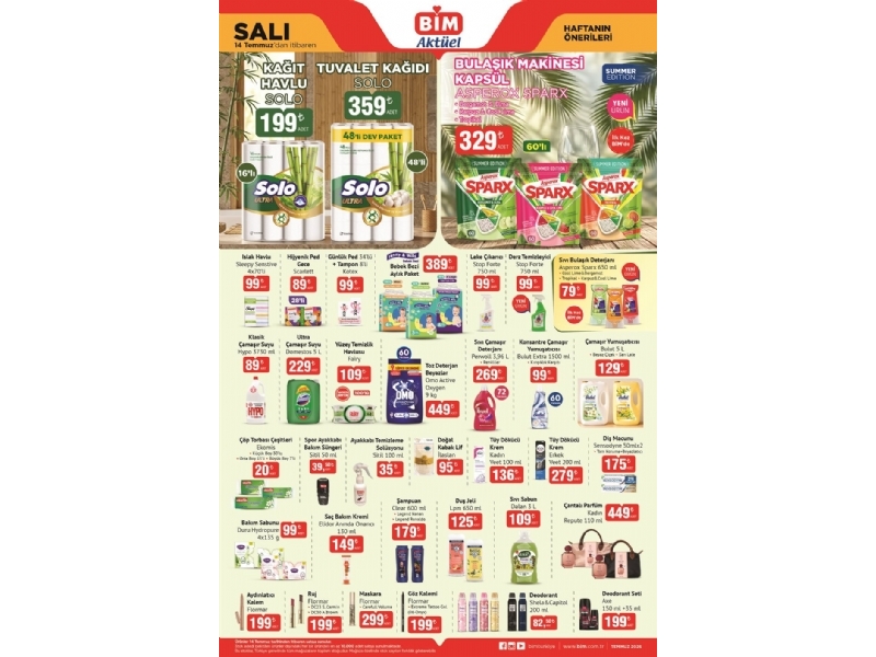 Bim 14 Temmuz Sal� Akt�el �r�nler - 1
