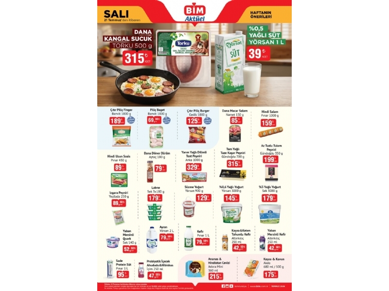 Bim 21 Temmuz Sal� Akt�el �r�nler - 2