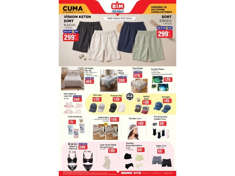 Bim 31 Temmuz - 6 A�ustos Akt�el �r�nler - 1