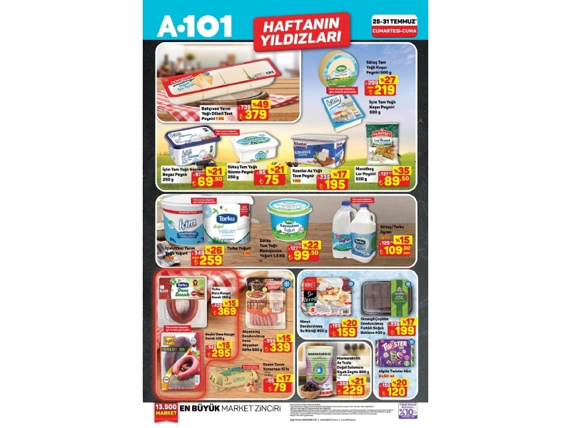 A101 25 - 30 Temmuz Haftan�n Y�ld�zlar� - 1