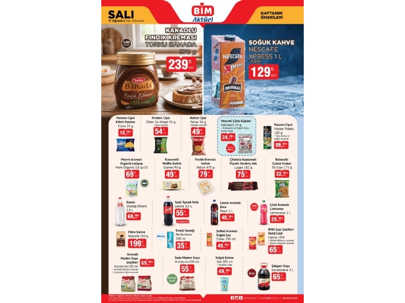 Bim 11 A�ustos Sal� Akt�el �r�nler - 2