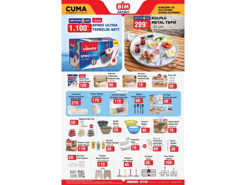 Bim 21 - 23 A�ustos 2026 Akt�el �r�nler Kampanyas� - 1