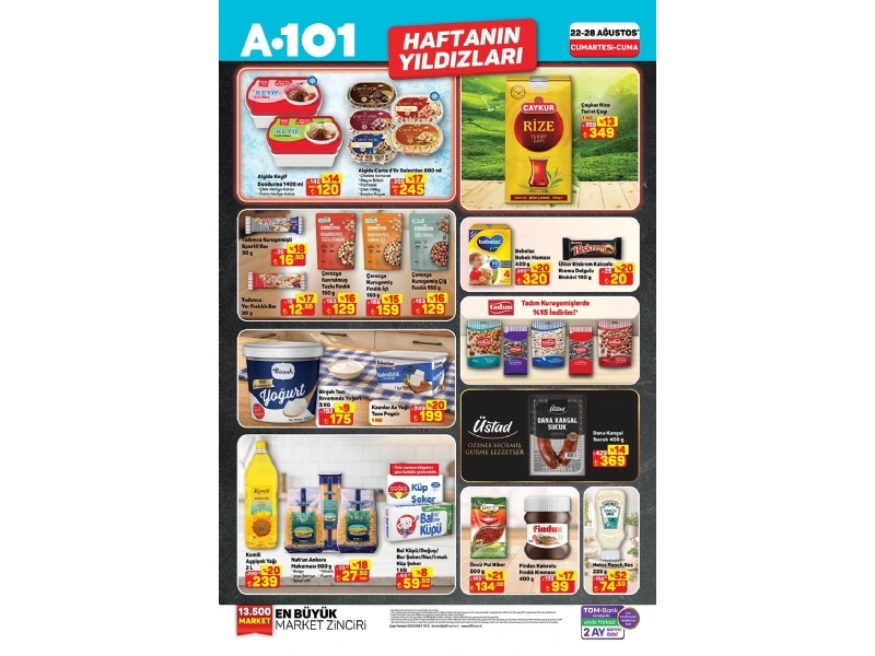 A101 22 - 28 A�ustos Haftan�n Y�ld�zlar� - 1