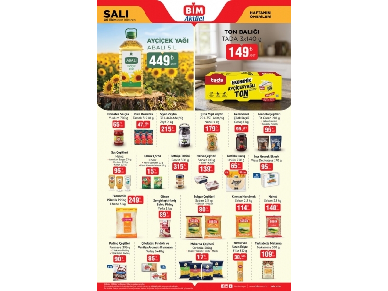 Bim 6 Ekim Sal� Akt�el �r�nler - 3