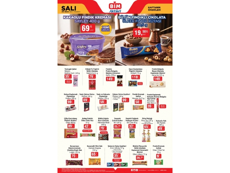 Bim 20 Ekim Sal� Akt�el �r�nler - 1