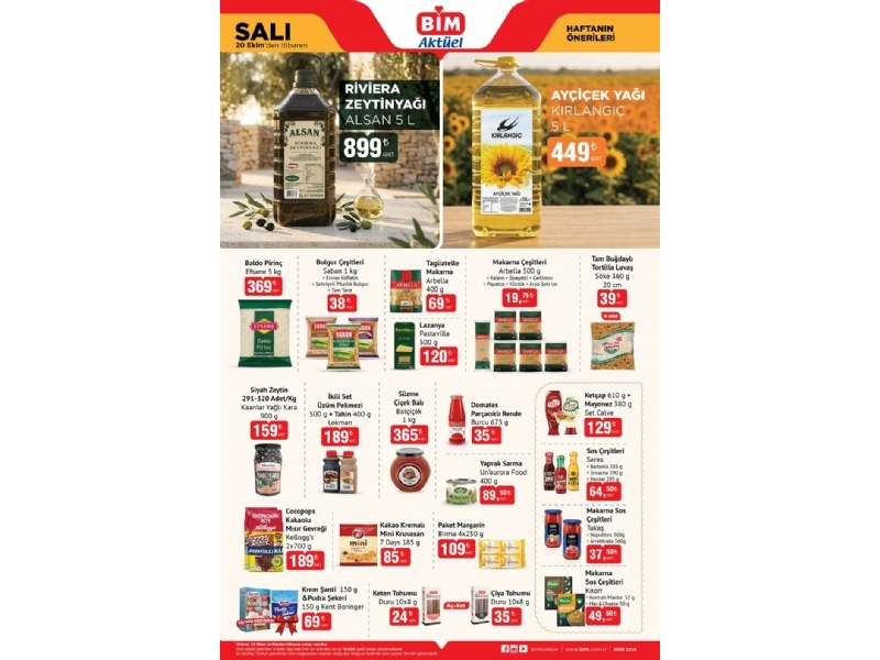 Bim 20 Ekim Sal� Akt�el �r�nler - 2