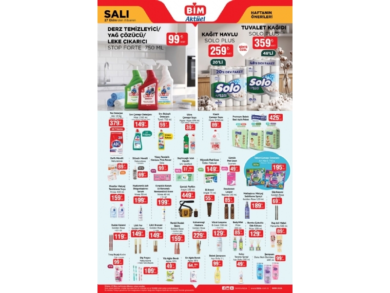 Bim 27 Ekim Sal� Akt�el �r�nler - 1