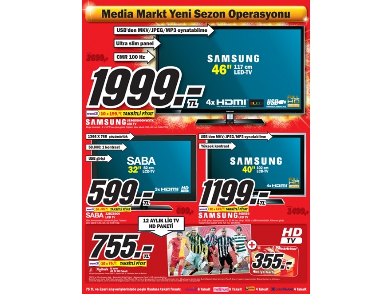 Media Markt  6 - 9 Ekim 2011 ndirimleri