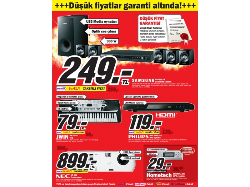 Media Markt 9 - 11 Aralk 2011 stanbul ndirimleri