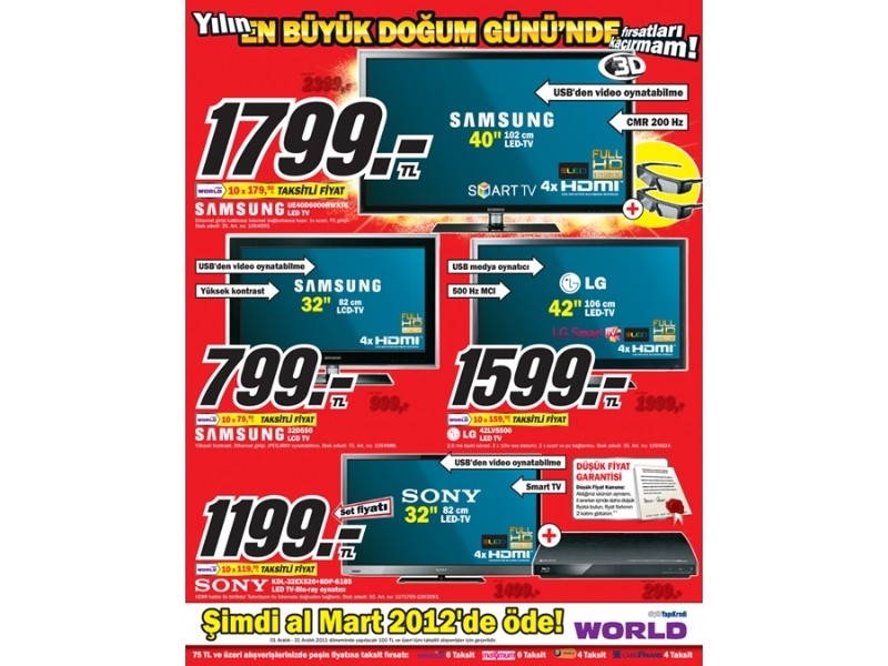Media Markt 15 Aralk Beikta Fulya Doum Gn Kampanyas