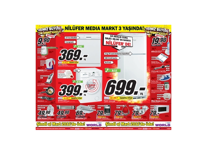Media Markt 16 -17 Aralk 2011 Bursa ndirimleri