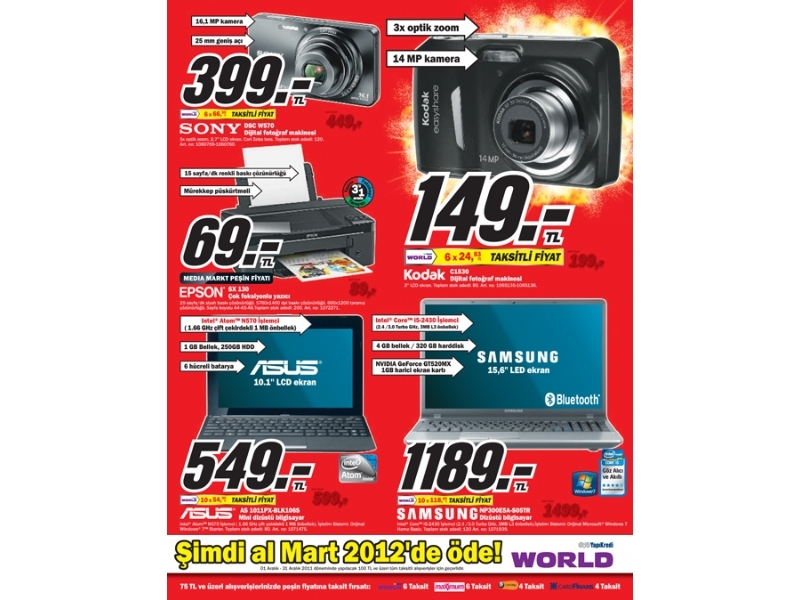 Media Markt 22 - 25 Aralk 2011 stanbul ndirimleri