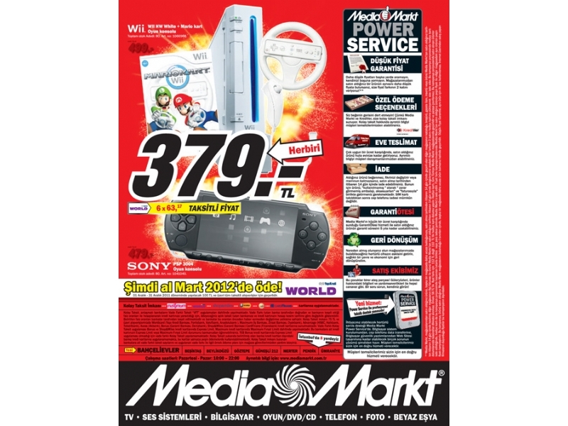 Media Markt 22 - 25 Aralk 2011 stanbul ndirimleri