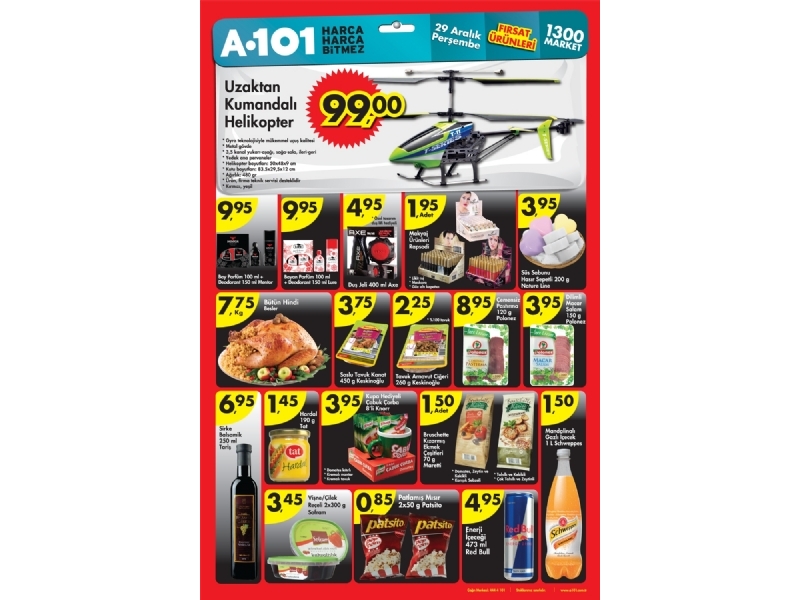 A101 29 Aralk 2011 Frsat rnleri