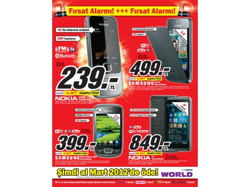 Media Markt  28 - 31 Aralk 2011 ndirimleri