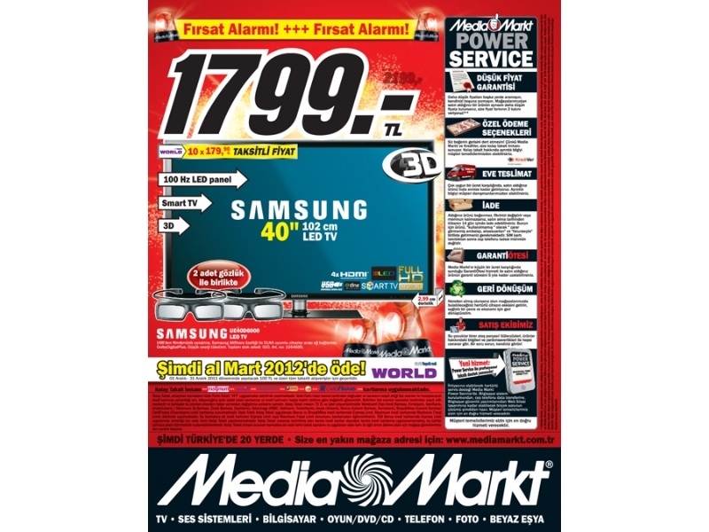 Media Markt  28 - 31 Aralk 2011 ndirimleri