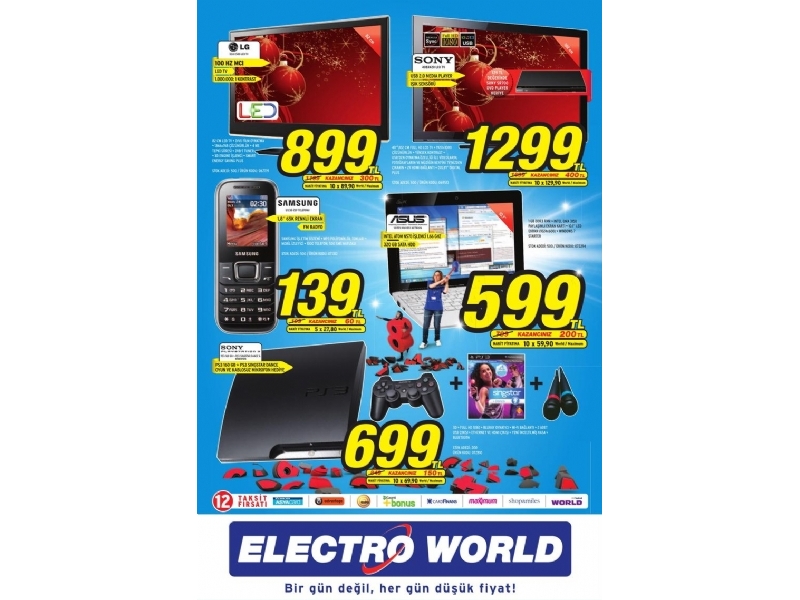 Electro World 28 Aralk 2011 Yzyln ndirimi Kampanyas